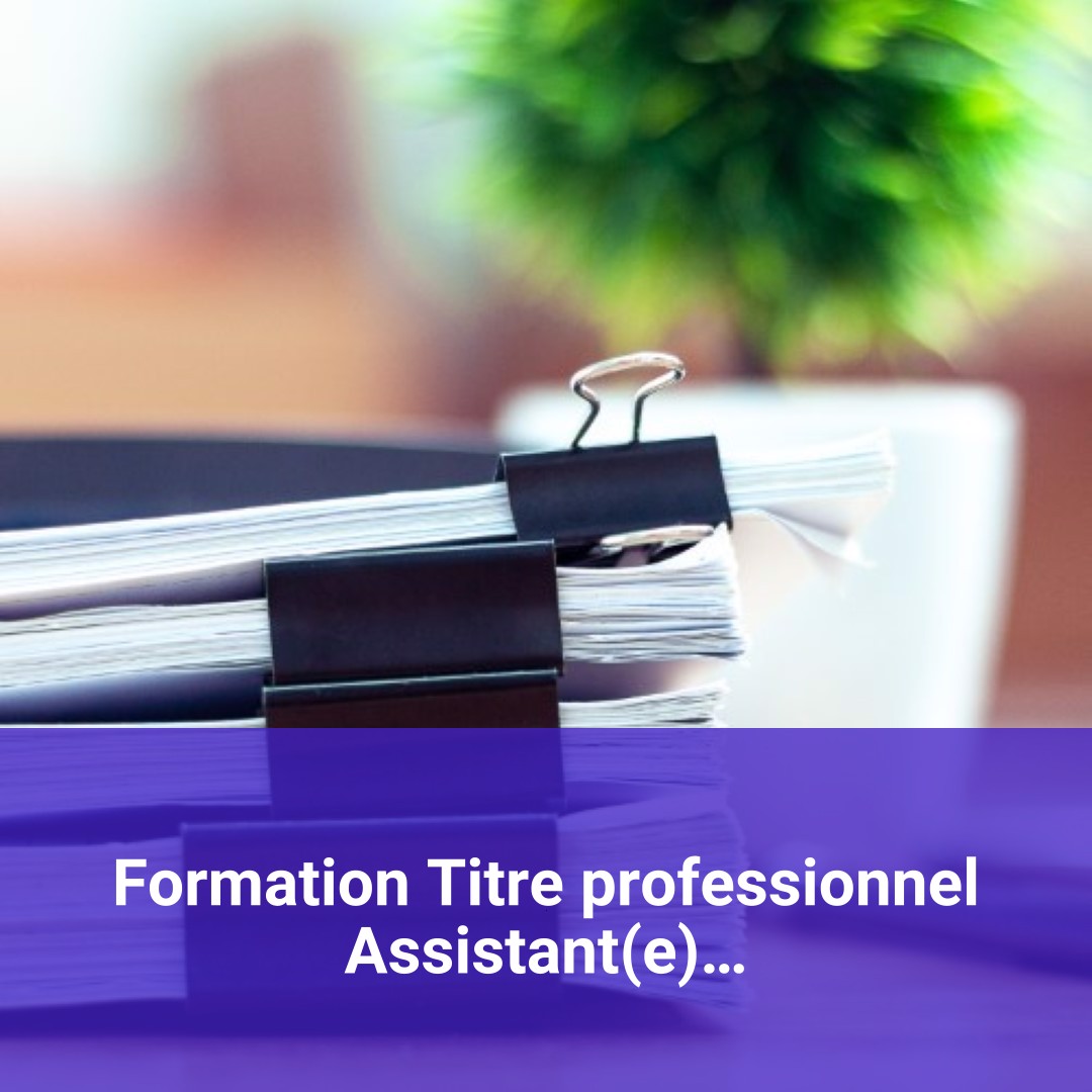 Offre De Formation Titre Professionnel Assistant(e) Ressources Humaines ...