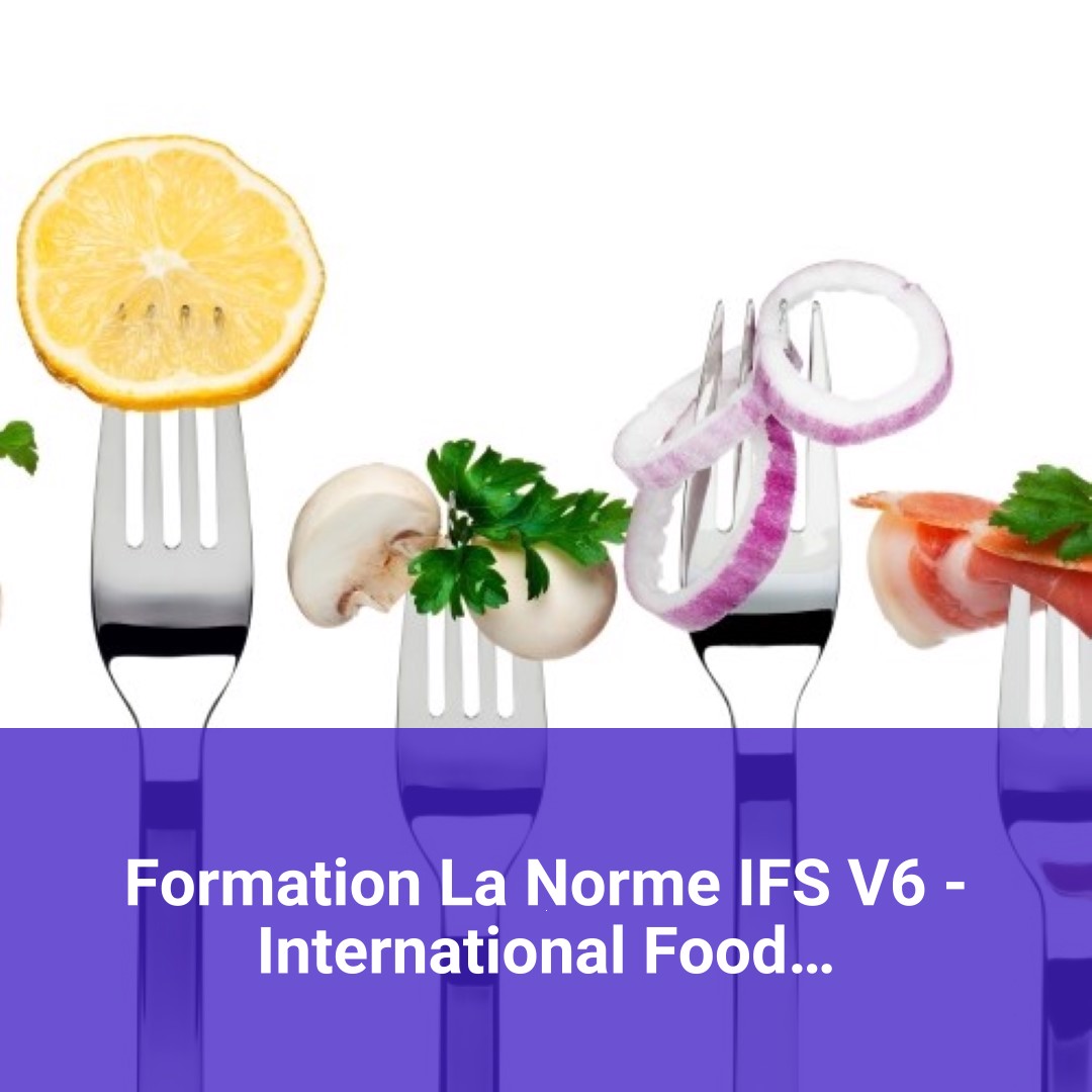 Offre De Formation La Norme IFS V6 - International Food Standard Avec ...